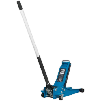 Image of Sealey 2 Tonne Low Entry Rocket Lift Trolley Jack Blue