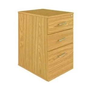 Image of Avior Executive Under Desk Pedestal 435x565x700mm Nova Oak KF90613