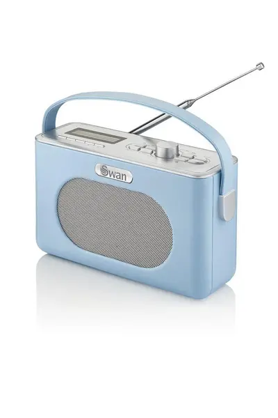 Image of Swan Retro DAB Bluetooth Radio Blue