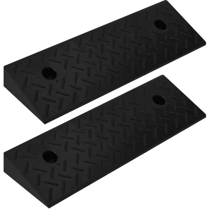 Image of VIDAXL Kerb Ramps 2 pcs 50x17.5x5cm Rubber vidaXL 8720286365465