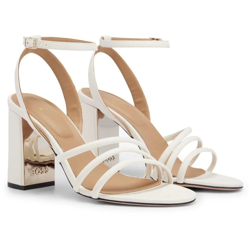 Image of Boss Kids Mandy Derby Sandal Open White female 3 (35.5)
