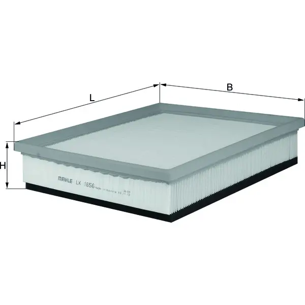 Image of x1 Mahle Air Filter Filter Insert LX1656 76417679 Made in AT