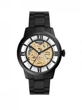 Image of Fossil Black 'Townsman' Automatic Classical Watch - ME3197