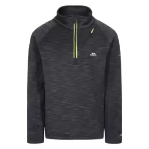 Image of Trespass Childrens Boys Edvin Fleece Top (11/12 Years) (Black Marl)