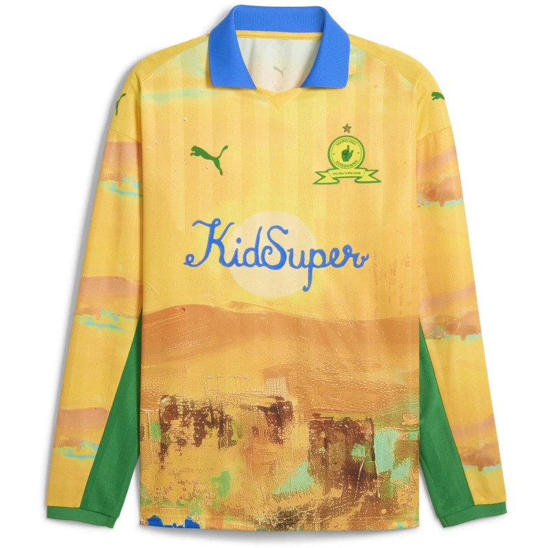 Image of Puma MSFC LS Rtr Tee Pele Yellow male S