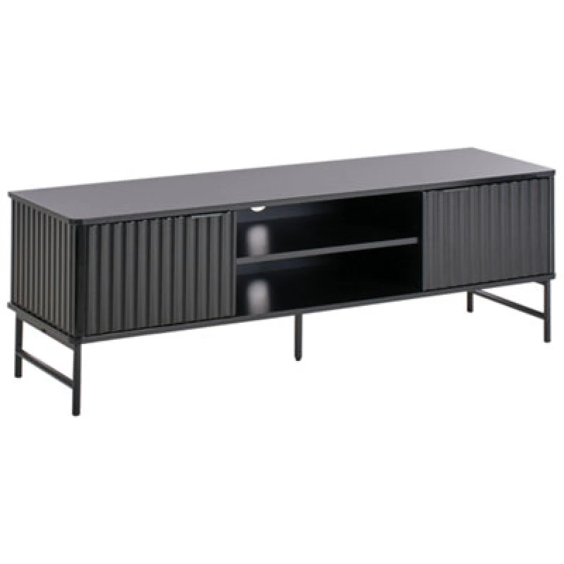 Image of Beliani TV Stand Glastonbury Black