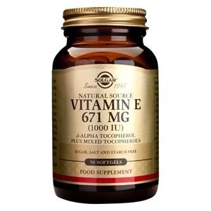 Image of Solgar Vitamin E 671mg 1000iu Softgels 50 softgels