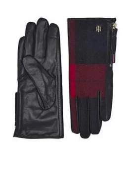 Image of Tommy Hilfiger Tommy Hiilfiger Wool Mix Gloves Check