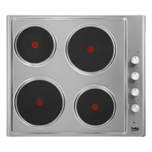Image of Beko HIZE64101X 4 Zone Solid Plate Hob