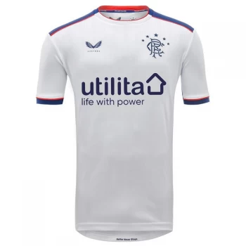Image of Castore Rangers Away Shirt 2020 2021 Junior - White