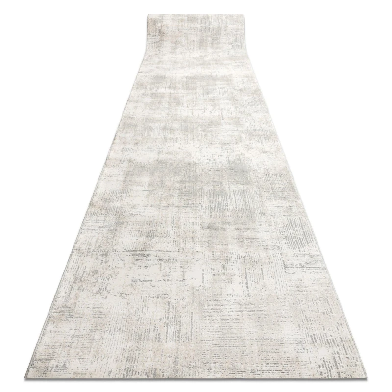 Image of RugsX Modern Tuls Runner in Grey Size: 100cm x 130cm Grey Unisex 100cm x 130 cm