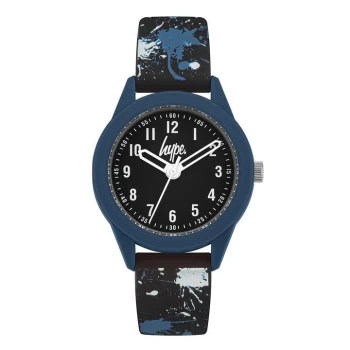 Image of Hype Childs Paint Splat Watch - Black