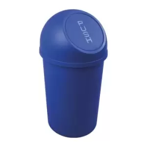 Image of Poubelle H490xD.253mm 13 l bleu HELIT