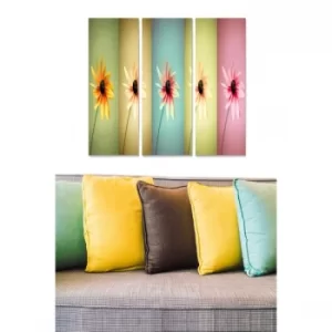 Image of MDF34643035 Multicolor Decorative MDF Painting (3 Pieces)