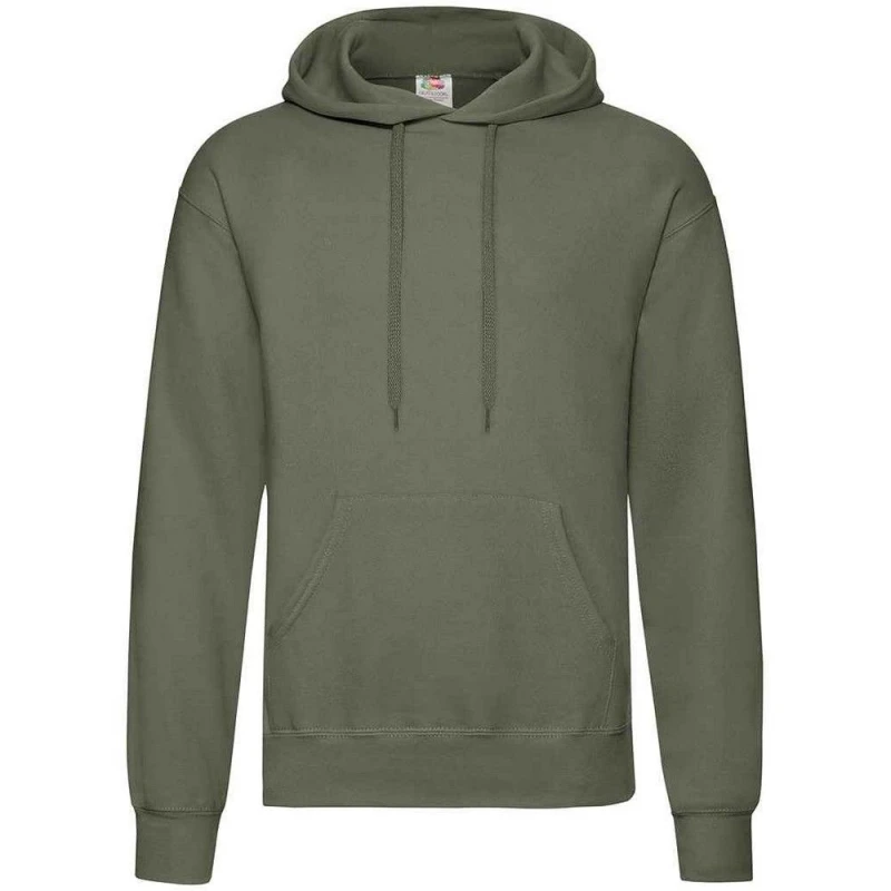 Image of Fruit Of The Loom Classic womens Hoodies in Green