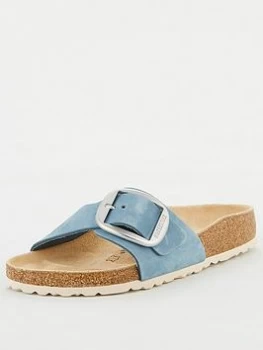 Image of Birkenstock Madrid Big Buckle Flat Sandal - Dove
