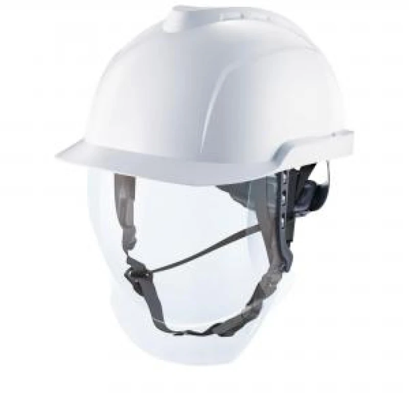 Image of MSA V - Gard 950 Electrician Helmet White Set White