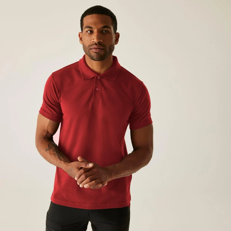 Image of Regatta Mens Pro 50/50 Pique Polo Red male S