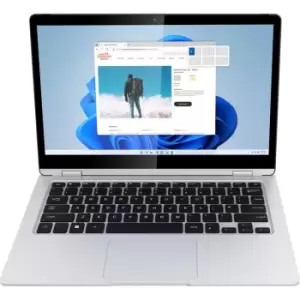 Image of GEO GeoFlex 230 13.3" Laptop includes Microsoft 365 Personal 12-month subscription - Silver