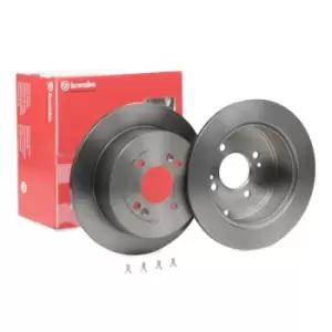 Image of BREMBO Brake disc HYUNDAI,KIA 08.A602.11 584111C800,584111C800 Brake rotor,Brake discs,Brake rotors