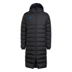 Image of adidas Tiro Long Down Coat Mens - Blue