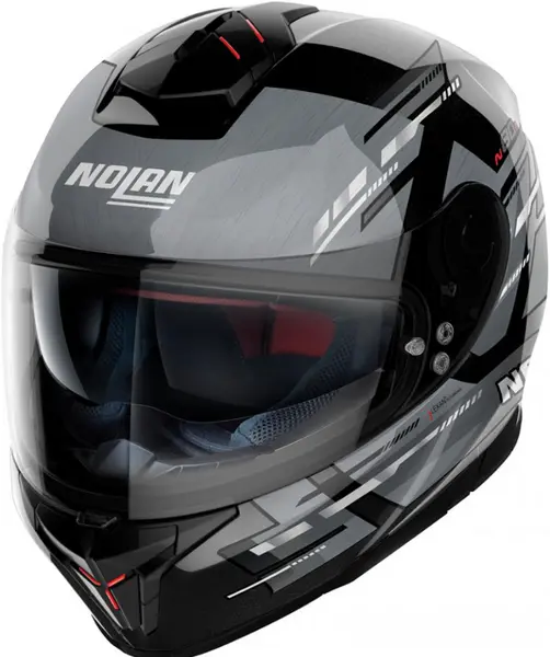 Image of Nolan N80-8 Meteor 67 Metal Black Full Face Helmet XL