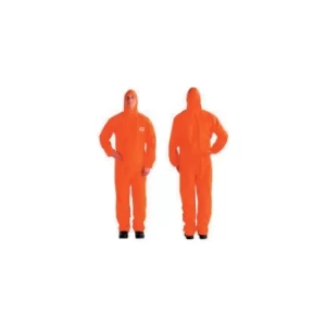 Image of 4515O Orange Disposable Coverall Type 5/6 Large