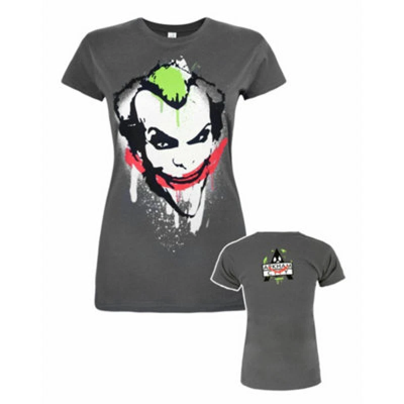 Image of DC Comics Short Sleeved T-Shirt Grey female