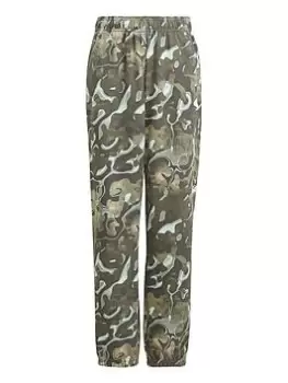 Image of adidas Sportswear Adidas Sportswear Junior Future Icons Boy Printed Jogger - Aqua/sand /olive, Aqua, Size 13-14 Years