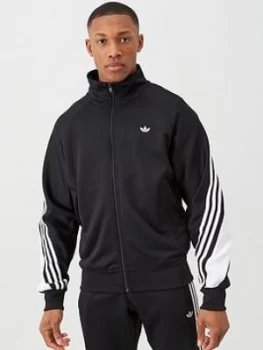 Image of Adidas Originals 3 Stripe Wrap Track Top - Black