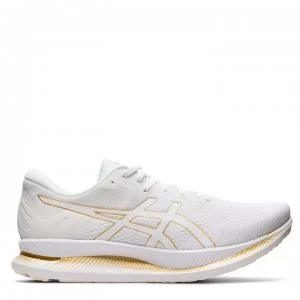 Image of Asics Glideride Mens Running Shoes - White/Gold