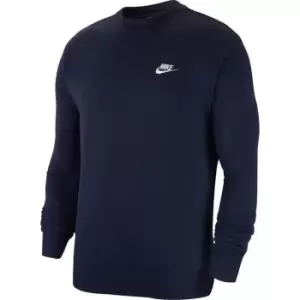 Image of Nike NSW Club Crew Sweater Mens - Blue