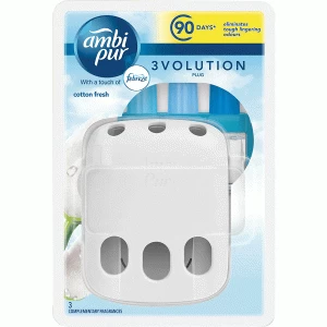Image of Ambi Pur 3volution Plug-In Starter Kit - Cotton Fresh