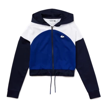 Image of Lacoste Zip Track Top - Marine HMP