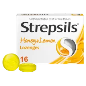 Image of Strepsils Honey & Lemon Lozenges 16 Lozenges
