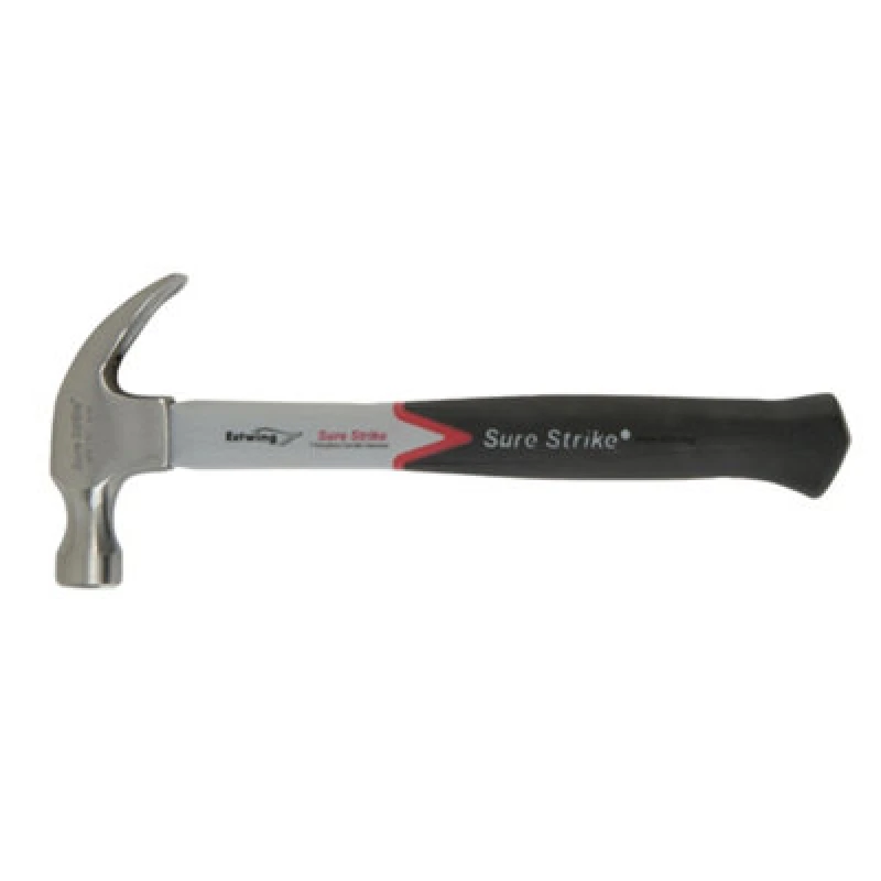 Image of Draper 24080 Estwing Emrf16C Sure Strike Curved Claw Hammer With Fibreglass Handle, 16Oz/448G