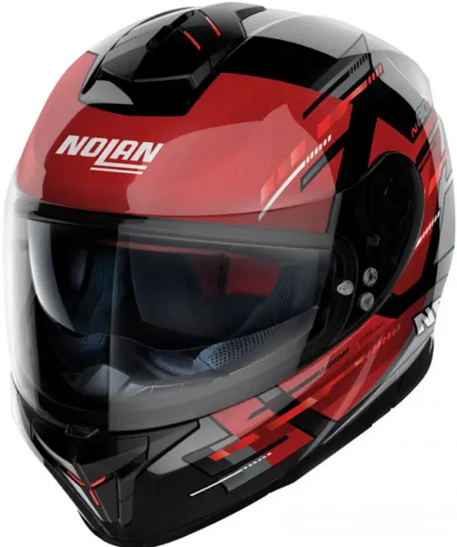 Image of Nolan N80-8 Meteor 68 Metal Black Full Face Helmet 2XL