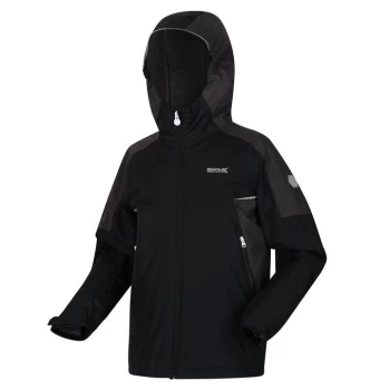 Image of Regatta Hurdle IV Waterproof Jacket - Black/Ash