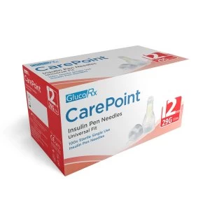 Image of GlucoRx Carepoint Pen Needles 29g 12mm