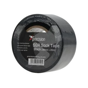 Image of Precision SGR Sock Tape 38mm (Pack of 5) - Black