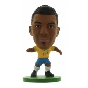 Image of Soccerstarz Brazil Luiz Gustavo Home Kit