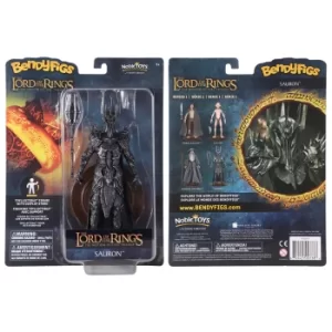 Image of Noble Collection Lord of the Rings Sauron BendyFig 7.5" Action Figure