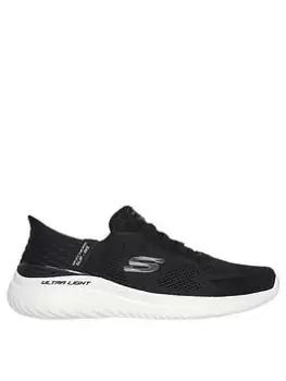 Image of Skechers Bounder 2.0 Slip-Ins Memory Foam Trainers, Black, Size 10, Men