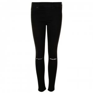 Image of True Religion Legging Jeans - Black Destroyed