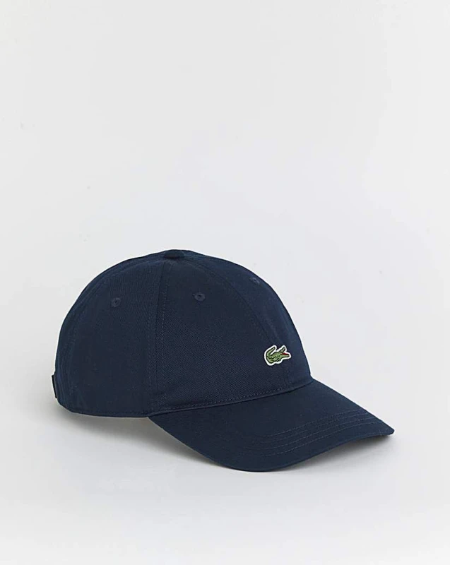 Image of Lacoste Lacoste Classic Cotton Cap Navy - Lacoste - Size: ONE SIZE Navy Male ONE SIZE LA23301
