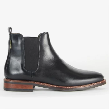 Image of Barbour Womens Foxton Leather Chelsea Boots - Black - UK 4