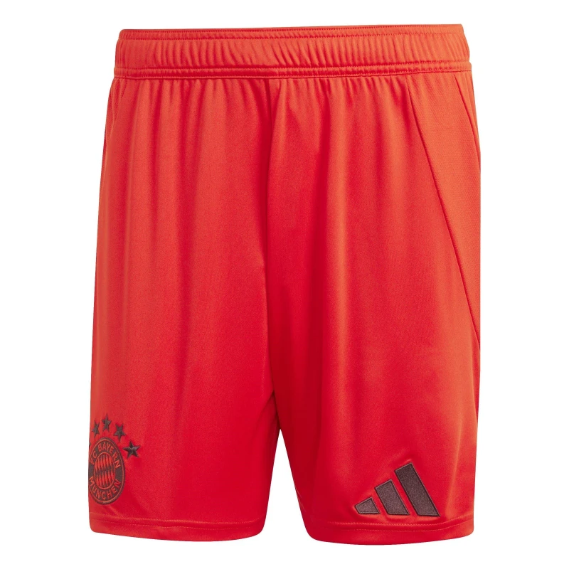 Image of adidas Bayern Munich Home Shorts 2024 2025 Adults - Red Red S