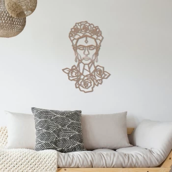 Image of Fr?da - Copper Copper Decorative Metal Wall Accessory