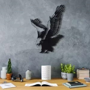Image of Eagle Black Decorative Metal Wall Accessory
