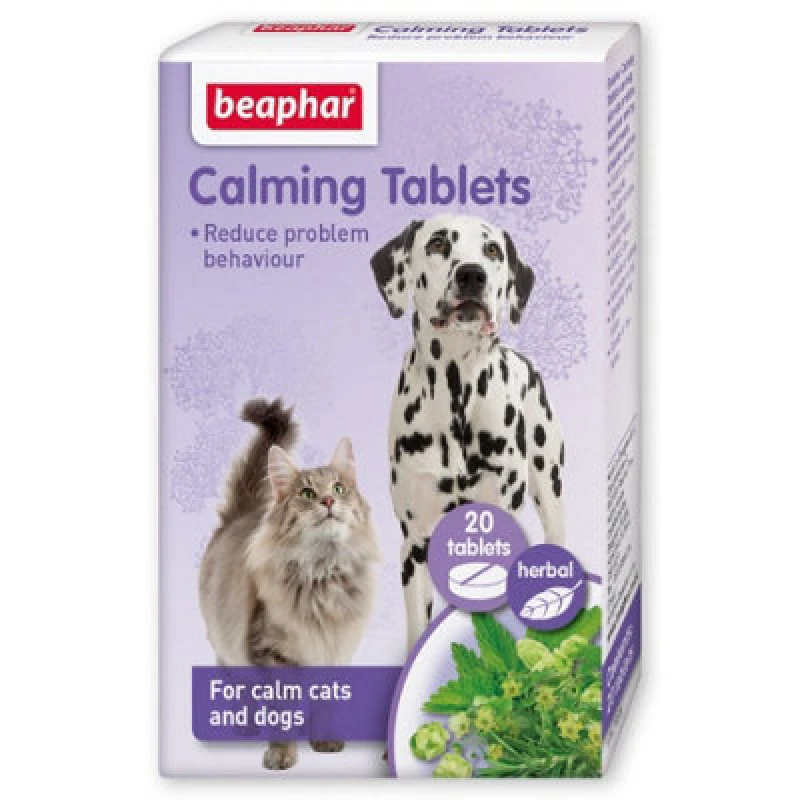 Image of Beaphar Cat & Dog Calming Tablet 20Tabs - Pack Of 6